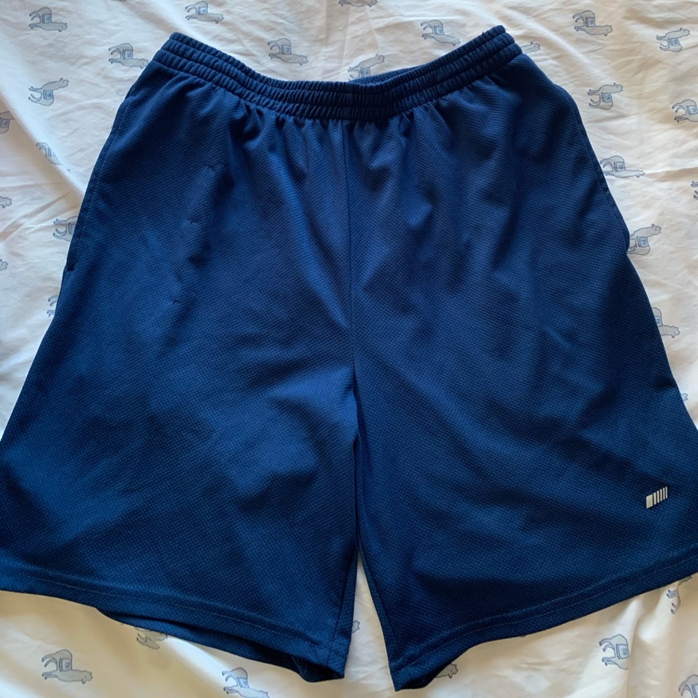 Navy Blue Amazon Essentials Basketball Shorts